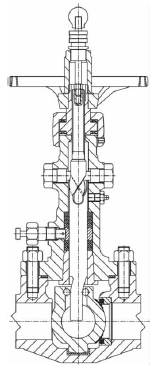 整体阀杆